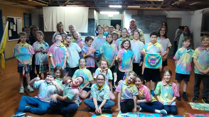 Cubs Tie Dyed Shirts Group Shot