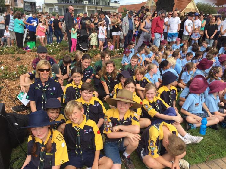 BBSG ANZAC Ceremony Woy Woy