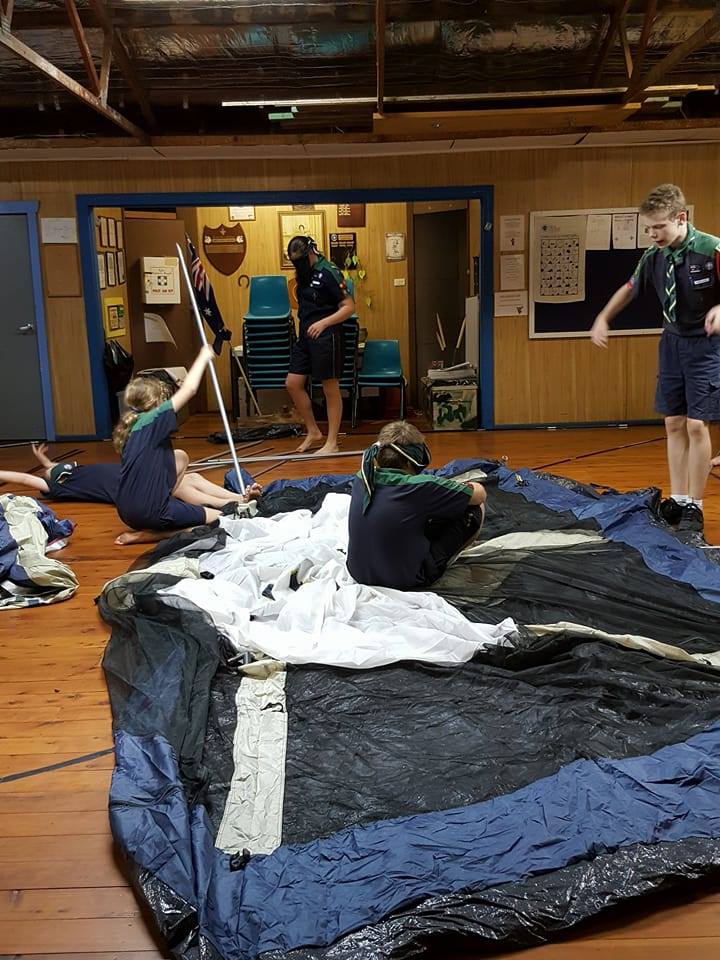 Tent Assembly Blindfolded 2